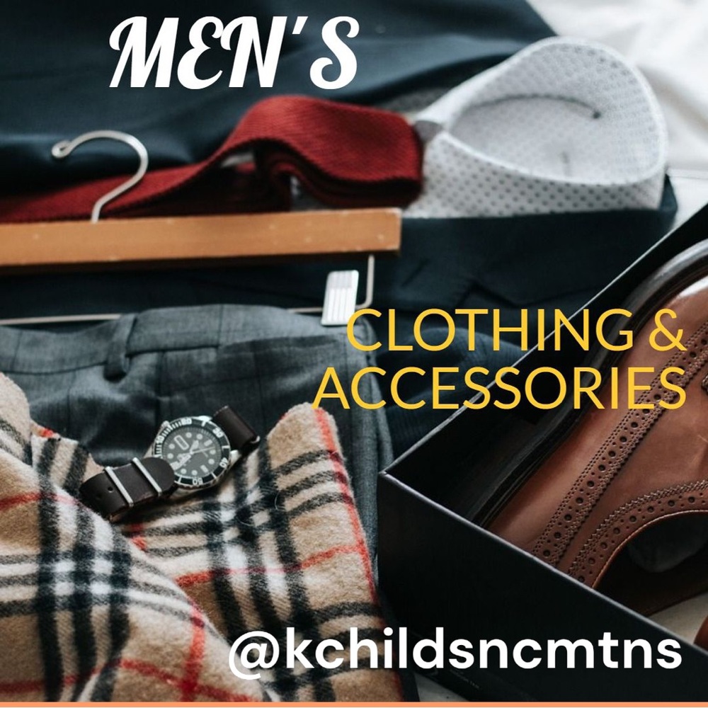 Men’s clothing and Accessories (see additional items under Harley Items)